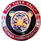 Tiger  motorcycle rally badge from Jean-Francois Helias