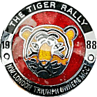 Tiger  motorcycle rally badge from Phil Drackley