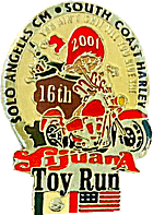 Tijuana Toy Run motorcycle run badge from Jean-Francois Helias