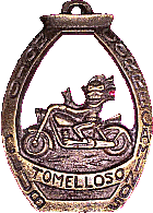 Tomelloso motorcycle rally badge from Jean-Francois Helias