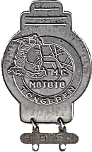 Tongeren motorcycle rally badge from Jeff Laroche