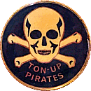 Ton-Up Pirates motorcycle club badge from Jean-Francois Helias