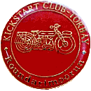 Round Dartmoor motorcycle run badge from Jean-Francois Helias