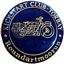 Round Dartmoor motorcycle run badge from Jean-Francois Helias