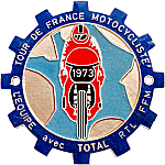 Tour de France Moto motorcycle race badge from Jean-Francois Helias