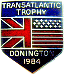 Transatlantic Trophy motorcycle race badge from Jean-Francois Helias