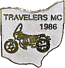 Travelers motorcycle run badge from Jean-Francois Helias
