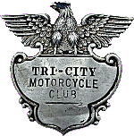 Tri-City MC motorcycle club badge from Jean-Francois Helias