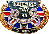 Triumph Day motorcycle run badge from Jean-Francois Helias