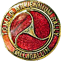 Millennium motorcycle rally badge from Ted Trett