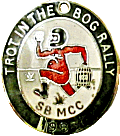 Trot In The Bog motorcycle rally badge from Jean-Francois Helias