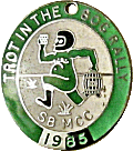 Trot In The Bog motorcycle rally badge from Tony Graves