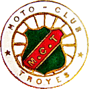Troyes motorcycle club badge from Jean-Francois Helias