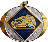 Troyes motorcycle rally badge from Jean-Francois Helias