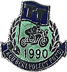 TT motorcycle race badge from Andy Hunter
