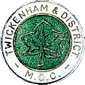 Twickenhan & DMCC motorcycle club badge from Jean-Francois Helias