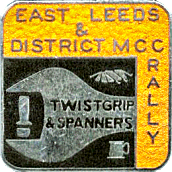 Twistgrip And Spanners motorcycle rally badge from Phil Johnson