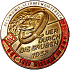 Uer Durch Die Gruben motorcycle rally badge from Jean-Francois Helias