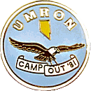 UMRON Camp Out motorcycle run badge from Jean-Francois Helias