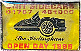 Unit Sidecars Open Day motorcycle show badge from Jean-Francois Helias