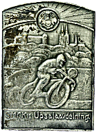 Uppsalaavdelning motorcycle rally badge from Jean-Francois Helias