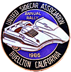 United Sidecar Assoc motorcycle rally badge from Jean-Francois Helias