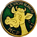 Vache Blanche motorcycle rally badge from Jean-Francois Helias