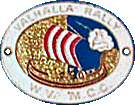 Valhalla motorcycle rally badge