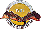 Valley of the Moon motorcycle rally badge from Jean-Francois Helias