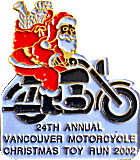 Vancouver Toy Run motorcycle run badge from Jean-Francois Helias