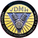 VDMH Berlin motorcycle club badge from Jean-Francois Helias