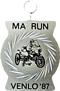 Venlo motorcycle run badge from Jean-Francois Helias