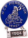 Verzy motorcycle rally badge from Jean-Francois Helias