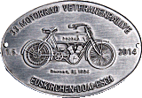 Veteranen Euskirchen motorcycle rally badge from Jean-Francois Helias
