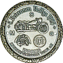 Veteranen Worms motorcycle rally badge from Jean-Francois Helias
