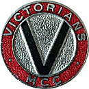 Victorians MCC motorcycle club badge from Jean-Francois Helias