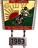 Viersen motorcycle rally badge from Jean-Francois Helias