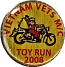 Vietnam Vets motorcycle run badge from Jean-Francois Helias