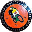 Vigneux motorcycle rally badge from Jean-Francois Helias