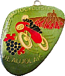 Villefranche sur Saone motorcycle rally badge from Jean-Francois Helias