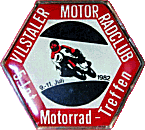 Vilstaler motorcycle rally badge from Jean-Francois Helias