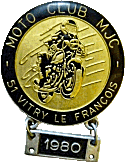 Vitry le Francois motorcycle rally badge from Jean-Francois Helias