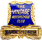 VMCC motorcycle club badge from Jean-Francois Helias
