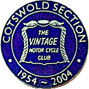 VMCC Cotswold Section - Anniversary motorcycle club badge from Jean-Francois Helias