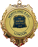 VMCC North & East London motorcycle club badge from Jean-Francois Helias
