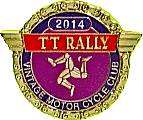 VMCC TT motorcycle rally badge from Jean-Francois Helias