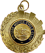 VMCC Veteran motorcycle rally badge from Jean-Francois Helias