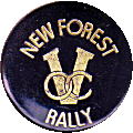 Vincent OC New Forest motorcycle rally badge from Jean-Francois Helias