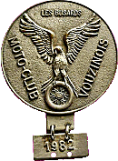 Vouziers motorcycle rally badge from Philippe Lorigne