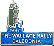 Wallace motorcycle rally badge